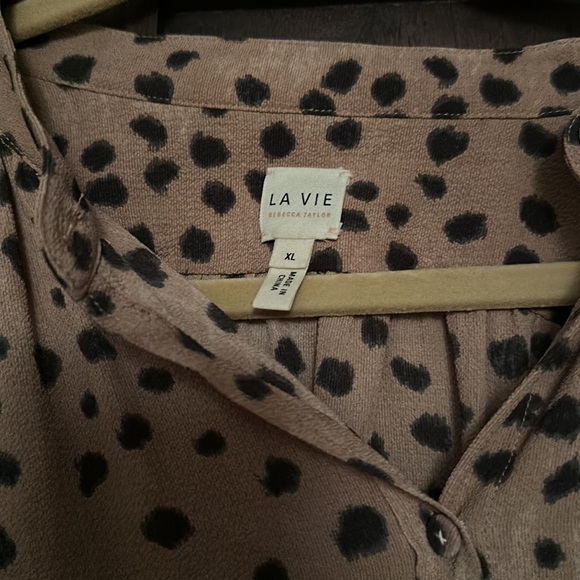 EUC Rebecca Taylor Print Top / Blouse Size XL - Picture 4 of 8